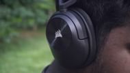The Corsair HS55 looks stylish when worn (Image via Sportskeeda)